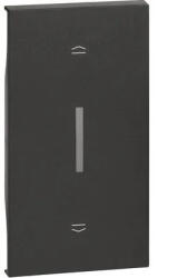 Legrand Placa, Modulara, pentru, Intrerupator, storuri, 2M, Negru, Bticino, Living, Now, KG06M2 (KG06M2)