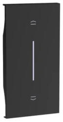 Legrand Placa, Modulara, pentru, intrerupator, storuri, 2M, Negru, Bticino, Living, Now, KG05M2 (KG05M2)