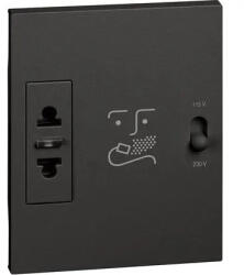 Legrand Priza, aparat, de, ras, Modulara, 230V, Negru, Bticino, Living, Now, KG4177 (KG4177)