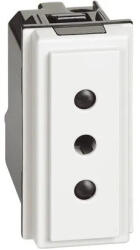 Legrand Priza, Modulara, 2P+T, 10A, 1M, 250Vac, Alb, Bticino, Living, Now, KW4113 (KW4113)