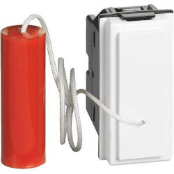 Legrand Intrerupator, cu, revenire, Modular, 1P, NO, 10A, tragere, Alb, Bticino, Living, Now, KW4033 (KW4033)