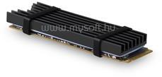 AXAGON CLR-M2L6 alumínium passzív hűtő M. 2 SSD-hez (CLR-M2L6) (CLR-M2L6)