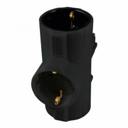 Somogyi Elektronic Home 3 Plug Adapter (TPF 26/BK)