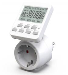 UltraTech Kapcsoló óra, heti időzítés, 16 be-ki / nap, digitális, UT-T159D (UT-T159D)