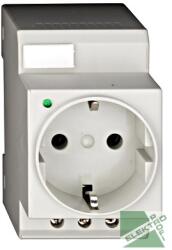 Schrack BZ325003 Sorbaépíthető dugaszolóaljzat LED-del, 2P+f, 250V 16A 3KE (BZ325003)