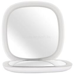 Humanas PM01 kézi sminktükör, LED háttérvilágítás, állítható fényerő, 3 színhőmérséklet, mikro USB, 5x zoom (HS-PM01) (HS-PM01)