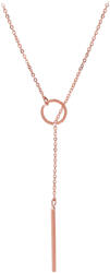 Troli Placat cu aur roz cu design elegant colier