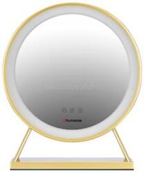Humanas HM04 kerek álló smiktükör, 40 cm átmérő, LED, integrált érintő gombok, 3 színhőmérséklet, arany (HS-HM04_GOLD) (HS-HM04_GOLD)