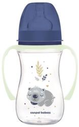 Canpol babies Антиколок шише Canpol - EasyStart, Sleepy Koala, 3м+, 240 ml, синьо (35/237_blu) - ozone