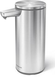 simplehuman Érintésmentes szappanadagoló, 266 ml, csiszolt rozsdamentes acél, újratölthető (ST1082)
