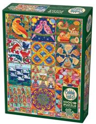 Cobble Hill 1000 db-os puzzle - Twelve Days of Christmas Quilt (40049) (40049)