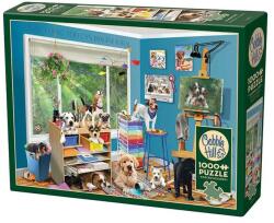 Cobble Hill 1000 db-os puzzle - Studio Pups (40251) (40251)
