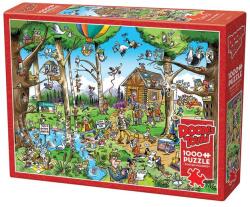 Cobble Hill 1000 db-os puzzle - Doodle Town - Birdwater's Paradise (44510) (44510)