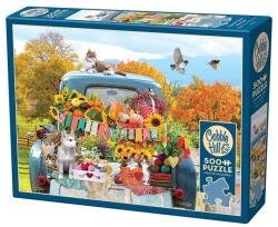 Cobble Hill 500 db-os puzzle - Country Truck in Autumn (45063) (45063)