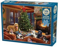 Cobble Hill 500 db-os puzzle - Furry Festivities (45076)