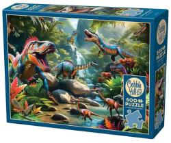 Cobble Hill 500 db-os puzzle - Prehistoric Beasts (45093) (45093)