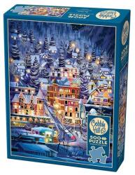 Cobble Hill 500 db-os puzzle - Ski Town (45098) (45098)