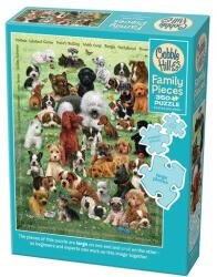 Cobble Hill 350 db-os Family puzzle - Puppy Love (47007) (47007)
