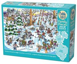 Cobble Hill 350 db-os Family puzzle - Hockey Town (47032) (47032)