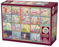 Cobble Hill 2000 db-os puzzle - Happy Thoughts (49023) (49023)