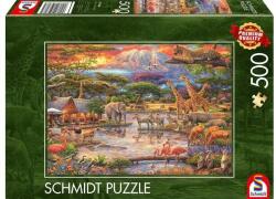 Schmidt Spiele 500 db-os puzzle - Paradise under Mount Kilimanjaro (59708) (59708)