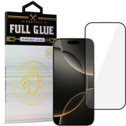 Tempered Glass Protector HARD Full Glue 5D üvegfólia iPhone 16 Pro Max fekete