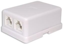 Royal Съединителна розетка Royal TEL-2F, 2x RJ-11(ж) (TEL-2F)