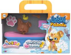 Kidz World Set joc Kidz World Washy Friends -Cățeluș noroios pentru o cadă de baie, Corgi (K02WFS04) Figurina