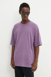 Vans tricou din bumbac barbati, culoarea violet, neted, VN000G51CIF1 9BYH-TSM0JI_45X