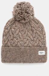 Pepe Jeans caciula WALLIS HAT culoarea maro, din tricot gros, PL040353 9BYH-CAD0I0_88X