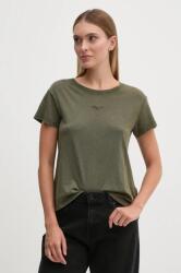 Pepe Jeans tricou FELICE femei, culoarea verde, PL505952 9BYH-TSD0P0_77X