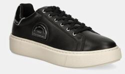 KARL LAGERFELD sneakers din piele MAXI KUP culoarea negru, KL62212 9BYH-OBD1KJ_99X