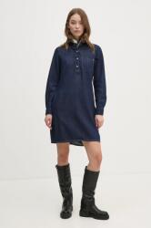 Pepe Jeans rochie jeans REGULAR PULL-OVER DRESS culoarea albastru marin, mini, drept, PL953628BC3 9BYH-SUD0T2_59X