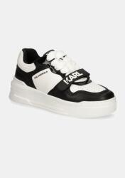 KARL LAGERFELD sneakers din piele KREW MAX culoarea alb, KL63321 9BYH-OBD1KL_00X