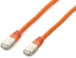 Equip S/FTP CAT6a Patch Kábel - 3 m, Narancssárga (605672)