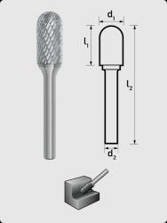 Berger Turbómaró 6 x 16 mm hengeres forma, gömbvégű, WRC 0616/S6 MX (031401-0161)