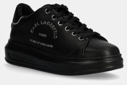 KARL LAGERFELD sneakers din piele KAPRI culoarea negru, KL62538F 9BYH-OBD3ZW_99X (KL62538F.00X)