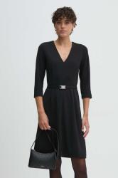 Calvin Klein rochie culoarea negru, mini, evazati, K20K207471 9BYH-SUD19R_99X (K20K207471)