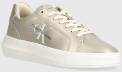 Calvin Klein sneakers CHUNKY CUPSOLE LACEUP LTH ML MTL 9BYH-OBD0KZ_GLD (YW0YW01517)