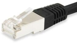 Equip S/FTP CAT6a Patch Kábel - 3 m, Fekete (605692)