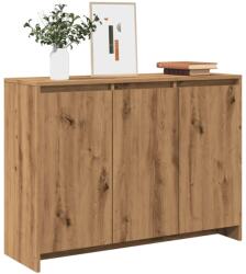 vidaXL kézműves tölgy színű szerelt fa tálalószekrény 102 x 33 x 75 cm (856781)