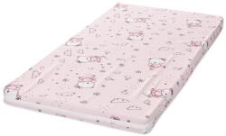 Lorelli Saltea pat, Lorelli Classic, spuma elastica, 60 x 120 x 6 cm, Pink Ballerina Bear Saltea bebelusi