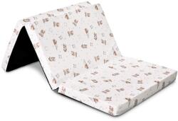 Lorelli Saltea pliabila de voiaj, Lorelli, spuma elastica, 60 x 120 x 5 cm, Bear and Pillow Beige Saltea bebelusi