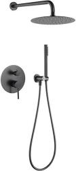 AREZZO design design PALMFIELD Falsík alatti zuhanyszett falon belüli egységgel, gun metal AR-1160GM (AR-1160GM)