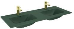 AREZZO design design SKAPPA 120 cm-es dupla mosdó, matt zöld AR-146073 (AR-146073)
