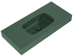 AREZZO design design MABEL öntöttmárvány falra szerelhető mosdó 100 cm, matt zöld AR-168864 (AR-168864)