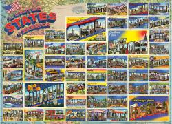 Cobble Hill 40115 - Vintage American Postcards - 1000 db-os puzzle (40115)