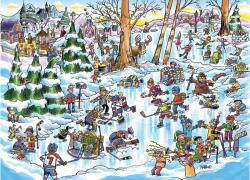 Cobble Hill 47032 - Hockey Town - 350 db-os puzzle (47032)