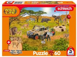 Schmidt Spiele 56466 - In the Savannah - 60 db-os Schleich puzzle figurával (56466)
