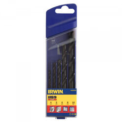 IRWIN TOOLS Set de burghie cu șuruburi 5 bucăți HSS PRO cilindric (4-5-6-8-10 mm) (10502499)